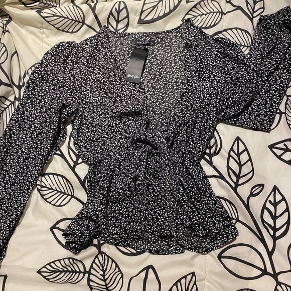 Floral Nasty Gal Blouse - Picture 3 of 4